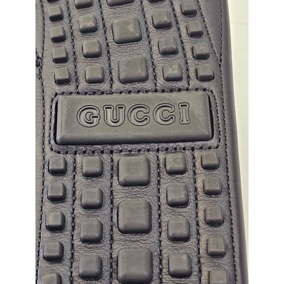 GUCCI Ayrton GG-Bit Drivers Men's 12 Horsebit Leather Loafers 624698 Black EUC - Picture 10 of 16